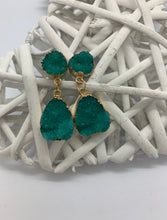 Load image into Gallery viewer, Green Zara Earrings
