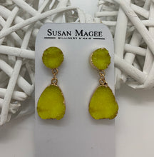 Load image into Gallery viewer, Yellow Zara Earrings
