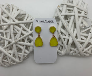 Yellow Zara Earrings