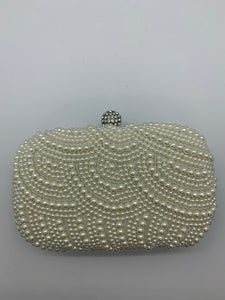 Pearl clutch bag